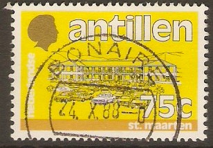 Netherlands Antilles 1983 75c Local Gov. Buildings. SG833.
